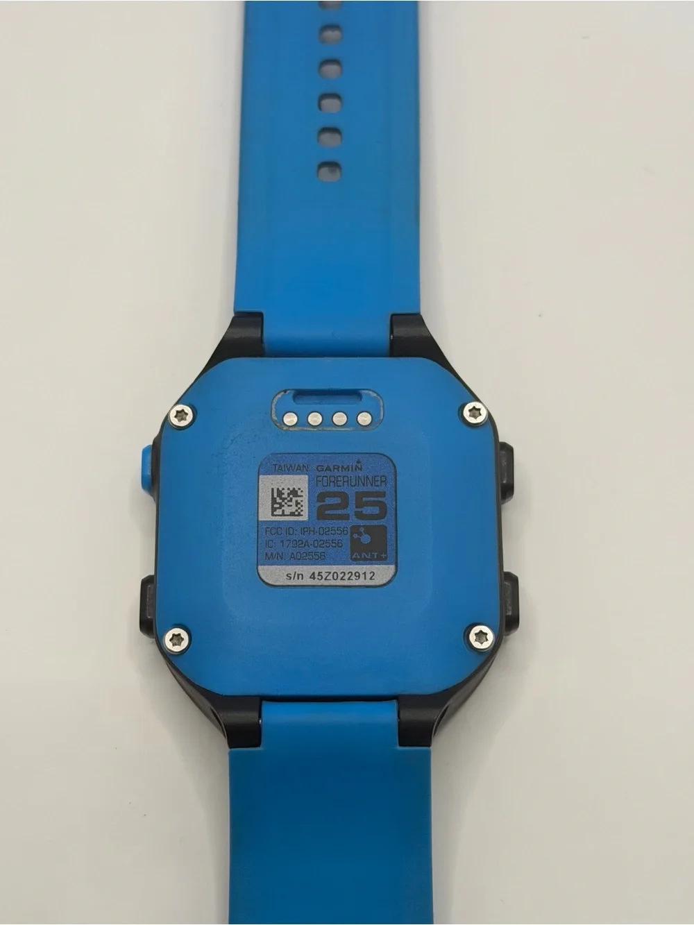 Garmin Forerunner 25 Large, Tested, Charger Included, Blue & Black, Smart Watch